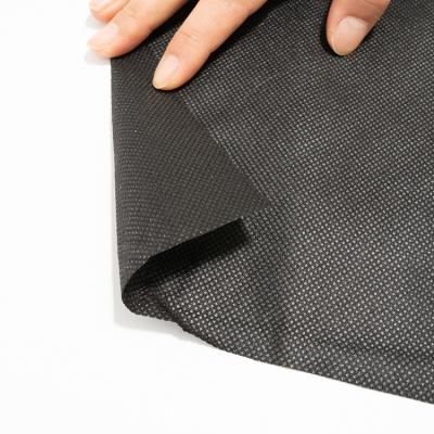 China China manufacturer breathable custom thickness pp black spunbond nonwoven fabric for sale