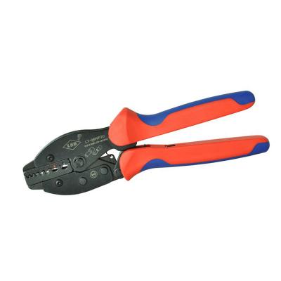 China Mini Crimp Style Pico Ratchet Crimping Tool for 0.5-2.5mm2 Terminals, Cable Tie Crimper Pliers LY-06WF2C Insulated for sale