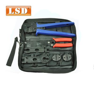 China Other ISO9001:2008 A-K2546B MC4 Tool Kit MC3 Crimping Tool Crimp Die Sets Cable Stripper, MC4 Wrench Solar Fiber Optic Tool Kit for sale