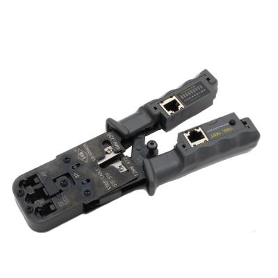 China MULTI FUNCTIONAL Multifunctional Network Tool Test Crimp Tool with Crimping, Cutting and Stripping for UTP and STP Cables for sale