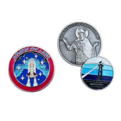 China Europe China Factory Manufacture Wholesale Custom 3D Metal Challenge Coins for sale