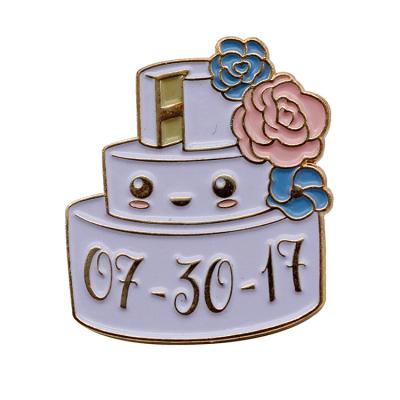 China Europe factory custom metal pins lapel wholesale soft metal badge hard enamel pins for sale