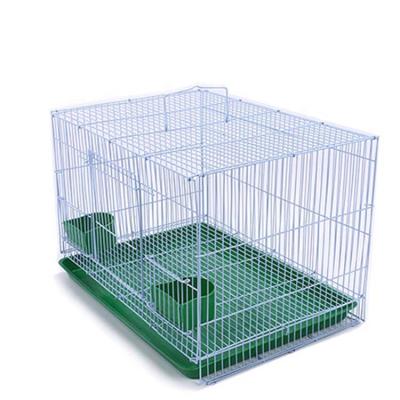 China Custom Logo Folding Cage Bird Stainless Steel Budgie LoveBird Aibaoer Bird Cage In Karachi/ for sale