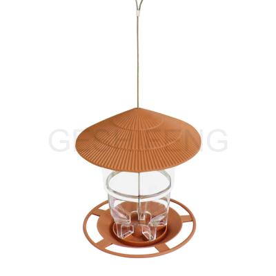 中国 Bird Feeder Bird Food Feeder Automatic Outdoor Garden Steel Hanger Hanging Bird Feeder 販売のため