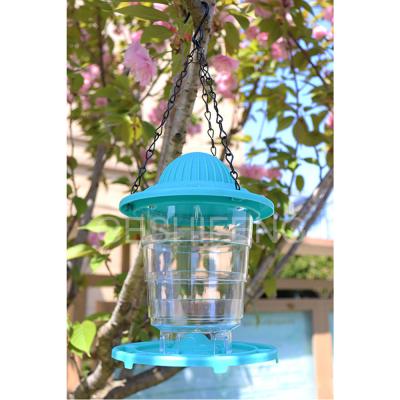 China Automatic Bird Feeder Hanging Feeder Outdoor Garden Steel Hanger Hanging Bird Feeder for sale