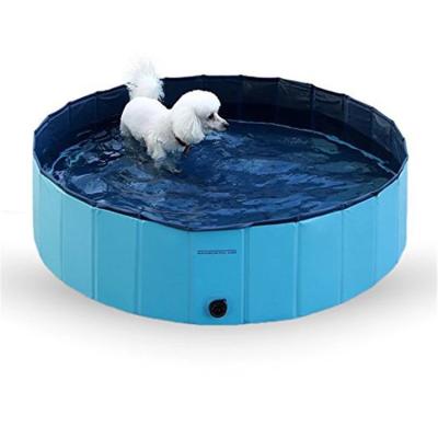 中国 High Quality Foldable Dog Pool Folding Dog Pvc Bath Inflatable Swimming Foldable Dog Pool // 販売のため