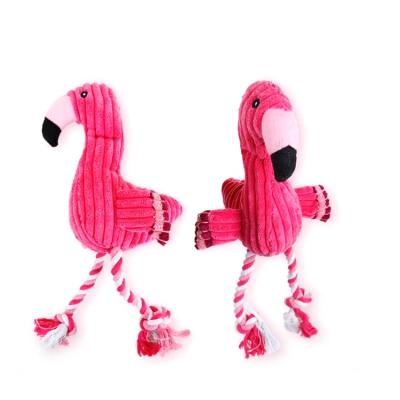 中国 Factory Quality Dogs Mini Toy Courage The Cowardly Flamingo Dog Squeeky Toys Pet Plush Dog Toys // 販売のため