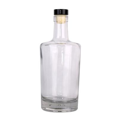 China 500ml Custom Glass Beverage Bottle For Spirits Liquor Rum Vodka Bottle Whiskey Empty Liquor Bottle for sale