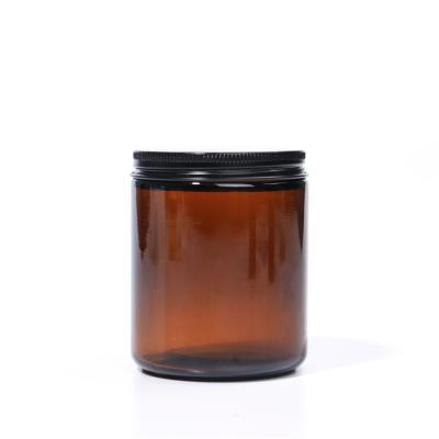 China Vanjoin Reusable Glass Jars and Lids for Candle Making 8.5oz Glass Candle Jars and Holders with Metal Lids for sale