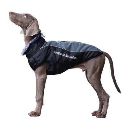 China Wholesale Custom Coat Outdoor Reflective Waterproof Winter Dog Jacket Stocked Warm Clothes for sale