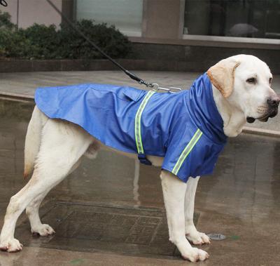 China Wholesale Viable Waterproof Reflective Portable Hooded Full Pack Dog Raincoats Jackets Raincoat Clothes for sale