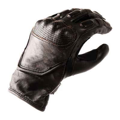 China Comfortable Goatskin Leather Gloves With Leather Motorcycle Leather Gloves Professional Quality for sale