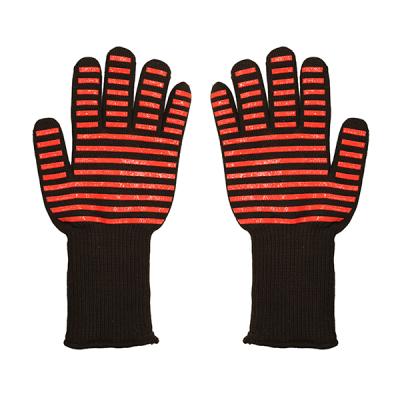 China Traditional Aramid BBQ Glove Barbecue Gloves GRILL Heat Resistant Gloves Grill for sale