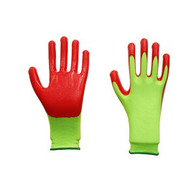 China General Purpose Cut Oil Construction Impact Resistant Rubber Hand Mechanical Industrial Safety Gloves for sale