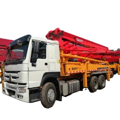 China Construction worksÂ   Good 2012 2014 Year 56 Meter 49meter Concrete Pump Used SANY ZOOMLION Truck Mounted Concrete Pump For Sale for sale