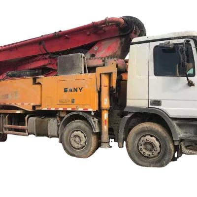 China Construction worksÂ   ZOOMLION/SANY used concrete boom pump truck 130m3/h 35m3 49M 56m for sale