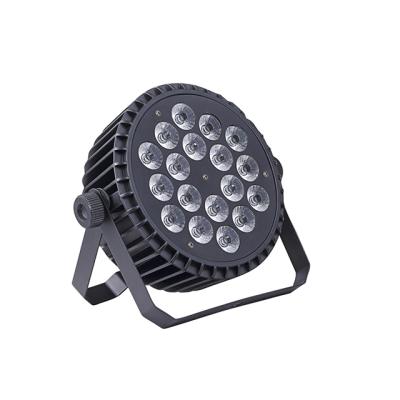 China Flat Par RGBWA+UV 6in1 Par Light Led Stage Light for sale