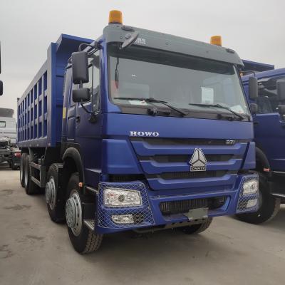 China 371hp Dump Tipper Truck Sinotruk 8 X 4 Drive 12 Wheeler 8L WD615.47 for sale