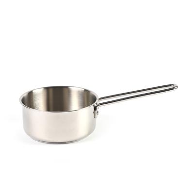 China Hot-selling 304 household cookware sustainable and restaurant induction stainless steel pan for sale