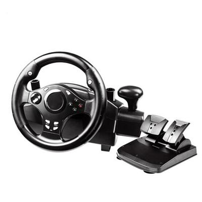 China Game Games China Wholesales 7 in 1 Cowboy Racing Car Gaming Steering Wheel PC Game Steering Wheel For USB for sale