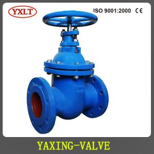 China DIN CAST IRON NON-RISING STEM GATE VALVE,METAL SEATED,F5 PN16 for sale