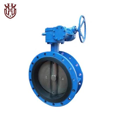 China Double flanged Concentric butterfly valve zu verkaufen