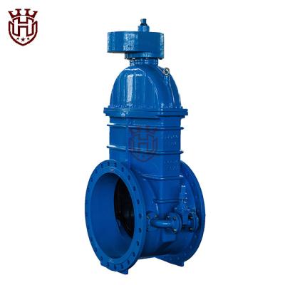 China BS5163 Spur gear Resilient Seated Gate Valve with bypass en venta