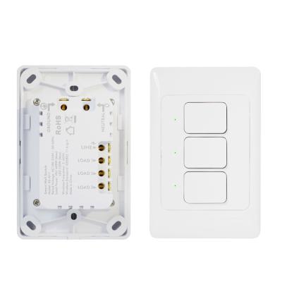 China Tuya Smartlife App ZIGBEE Non-neutral Require Household WiFi Switch Compatible For Amazon Alexa Single Wire Switch Smart Light Switch for sale