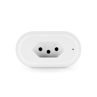 China TUYA Brazil Plug WiFi Smart Plug Home Smart Sockets 16A Brazilian Smart Plug Residential/Multipurpose Power For Home Google Alexa for sale