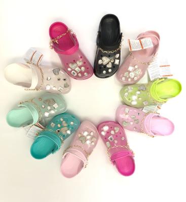 China Women Breathable Transparent Sandals Shoes Transparent Jelly Clogs Women's Clogs Shoes for sale