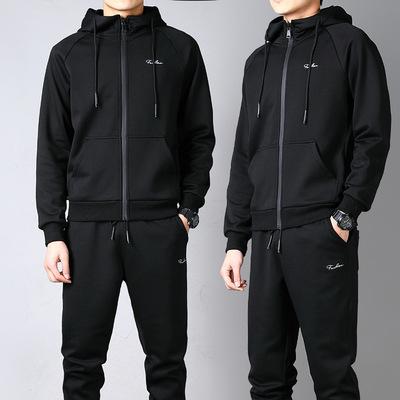 China 2021New Fashion QUICK DRY Men's Casual Suit Tracksuit 2 Pieces Sportswear Clothes Casual Gym Sweat Suit Men Set for sale