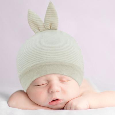 China Skin Friendly Newborn Baby Toddler Cotton Warm Organic Soft Hat for sale