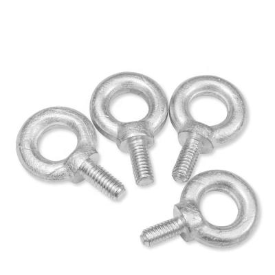 China Heavy Duty Customized Stainless Steel Fasteners Iron Eye Bolts And Nut Galvanized Iron Eye Bolts for sale