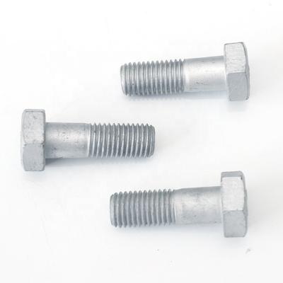 China High Quality Construction Grade 8.8 10.9 High Tensile Stainless Steel Wedge Anchor Hot Dip Galvanizing Hex Bolts for sale