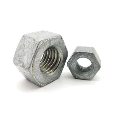 China Automotive Industry Wholesale Non-Knurled Self Hot Dip Allen Head Hex Socket Screw Pattern Galvanized Hex Nut for sale