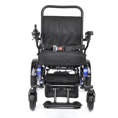 China Convenient Easy To Fold Servo Motors 220W 2 Pcs With Lithium Battery Used Electric Wheelchairs For Free for sale