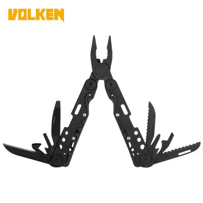 China Easy Control Multifunctional Combination Outdoor Folding Pliers 12 in One Camping Stainless Steel Outdoor Universal Pliers for sale