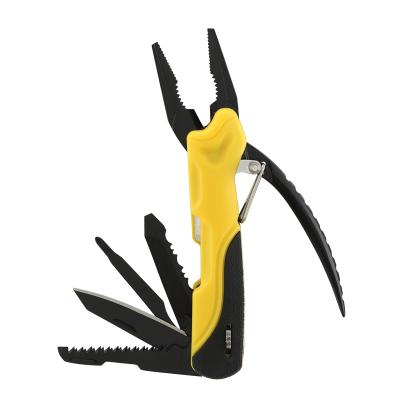 China Mini Stainless Steel Multifunctional HomeTool Portable Outdoor Camping Multi Pliers Tool Fuction Knife Pliers for sale