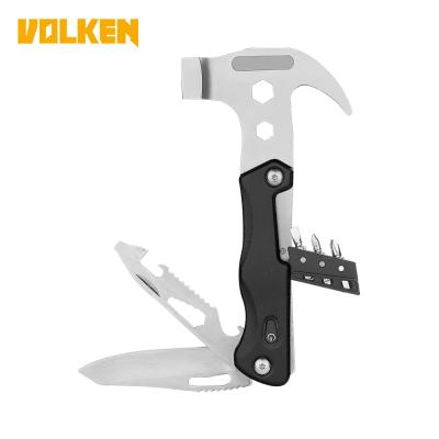 China New high performance outdoor multifunctional hammers camping protection device with high quality stainless steel hammers with LED lights for sale