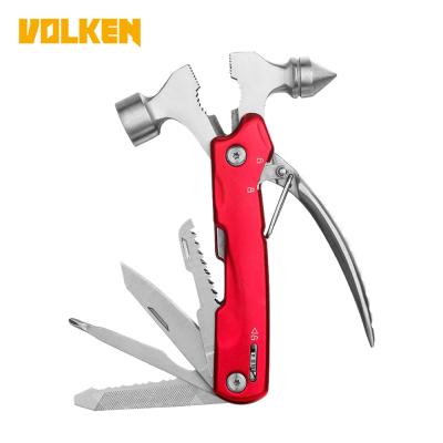 China Hammer in1 Multitool with Survival Gear, Heavy Stainless Car Safety Hammer 12 in One Multifunctional Mini Safe Tools for sale