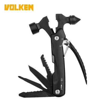 China All-in-One Multi Gear Multi Tools Survival Car Safety Hammer Tool Car Safety Outdoor Camping Hammer for sale