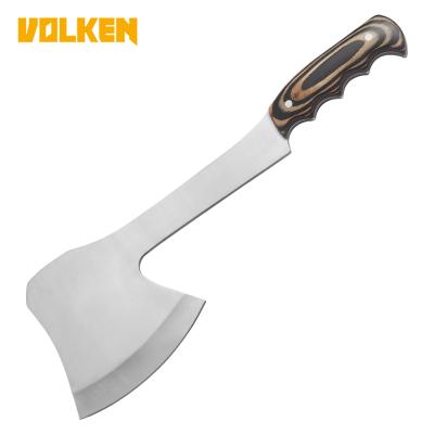 China Survival Safety Ax Handle Solid Wood Climbing Ax High Power Strong Hardness Stainless Steel Outdoor Ax Group for sale