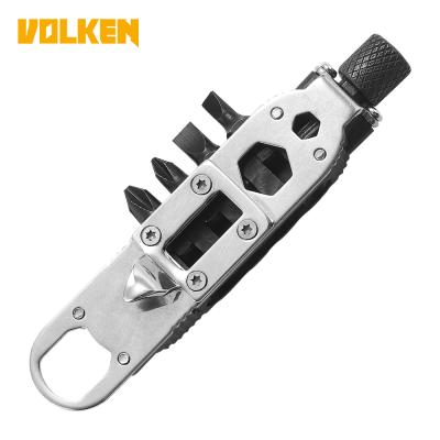 China Hot Lightweight Combination Portable Mini Tool Multifunctional Portable Mini Tool Kit Bottle Opener Magic EDC Style Screwdriver for sale