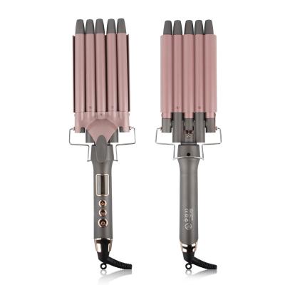 China High Quality Portable Fast Styling Newest Chinese Hair Curler Style With LCD Digital Display PTC Heater Fast Heat Wave Wand Led Hair Curler for sale