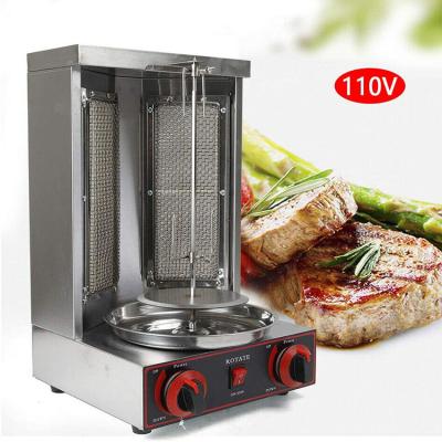 China Shawarma / Kebab Making Good Price Commercial Gas Chicken Shawarma Burner Mini Shawarma Grill Cutter Machine for sale