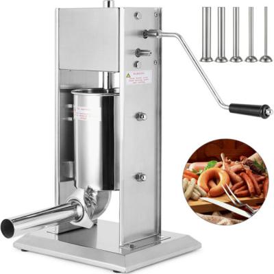 China Sausage Filler 15L Capacity Meat Chicken Pork Hot Dog Sausages Making Machine Sausage Filler Machine for sale