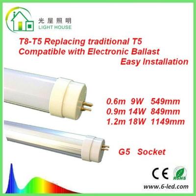 China T8 - O tubo do diodo emissor de luz T5 que substitui G5 tradicional T5 130 LM/compatibilidade electrónica de W passou o motorista à venda