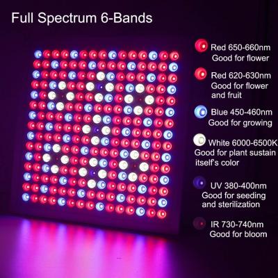 China Waterproof Full Spectrum LED Grow Lights With 660nm - 450nm Wavelengh for sale