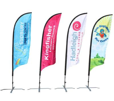 China Durable And Stable Promotional Use Advertising Event Outdoor Beach Flag, Feather Flag for sale