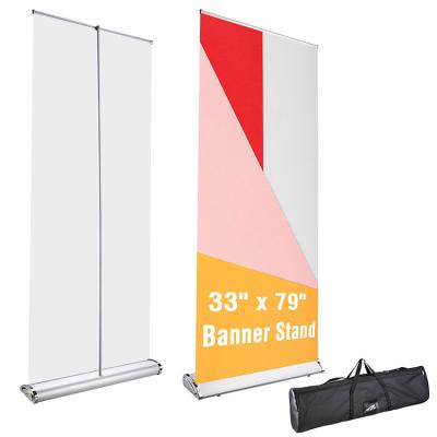 China Advertising Retractable Advertising Banner Trade Show Display Roll Up Rack for sale